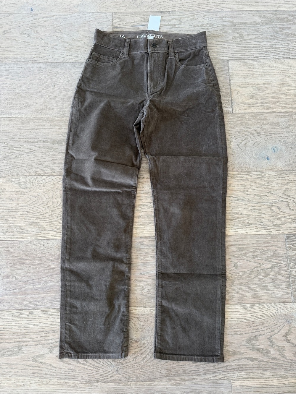Crewcuts Chocolate Brown Corduroy Pants - Stretch Waist